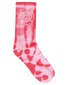 Santa Cruz Opus Dot Crew Sock 2Pk (Yth 2-8) - Rose/Iris Tie Dye