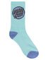 Santa Cruz Other Dot Crew Sock 4Pk (Yth 2-8) - Wht/Lt Grn/Rose