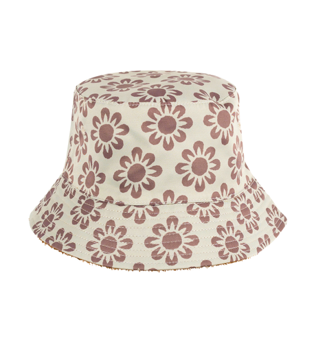 Santa Cruz Opus Bloom Repeat Bucket Hat - Taupe