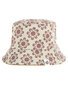 Santa Cruz Opus Bloom Repeat Bucket Hat - Taupe