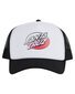 Santa Cruz Oval Dot Splice Trucker Cap - Blk/Wht