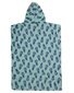 Santa Cruz SC Tropic Strip Hooded Towel - Light Green