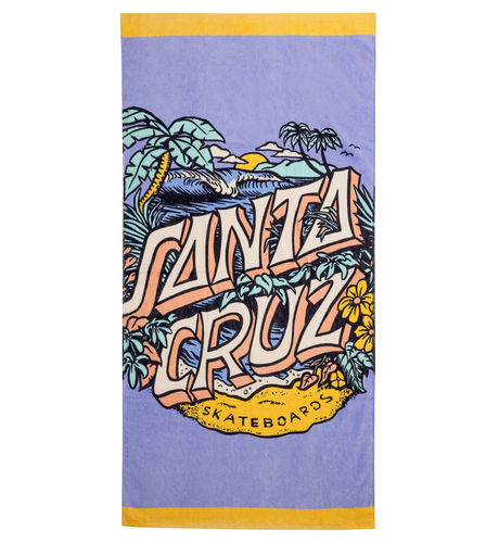 Santa Cruz Aloha Dot Towel - Iris