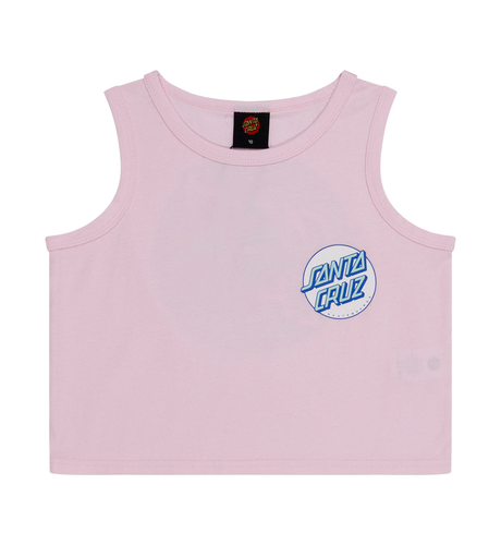 Santa Cruz Other Dot Chest Crop Tank - Pale Pink