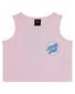 Santa Cruz Other Dot Chest Crop Tank - Pale Pink