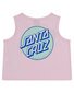 Santa Cruz Other Dot Chest Crop Tank - Pale Pink