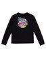 Santa Cruz Aloha Dot Stack Chest L/S Tee - Washed Blk