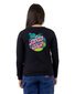 Santa Cruz Aloha Dot Stack Chest L/S Tee - Washed Blk