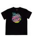 Santa Cruz Aloha Dot Front S/S Tee - Black