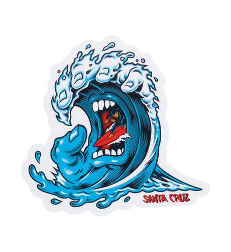 Santa Cruz Screaming Wave Sticker