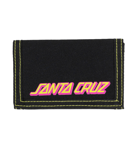 Santa Cruz Shark Dot Velcro Wallet - Black