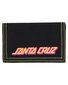 Santa Cruz Shark Dot Velcro Wallet - Black