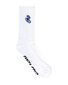 Santa Cruz Screaming Hand Crew Sock 2Pk (Mens 7-11) - Blk/Wht