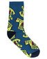 Santa Cruz Crowded Hand Crew Sock 2Pk (Yth 2-8) - Vint Blue/Sage