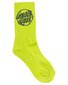 Santa Cruz Vivid Dot Mono Crew Sock 3pk (Yth 2-8) - Navy/Lime/Turq