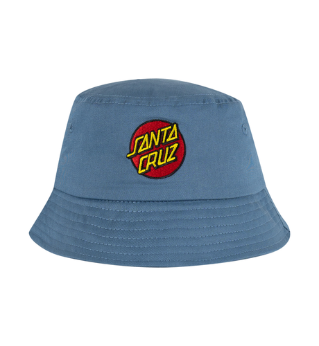 Santa Cruz Classic Dot Patch Bucket Hat - Vintage Blue