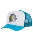 Santa Cruz Shark Dot Trucker Cap - Turquoise