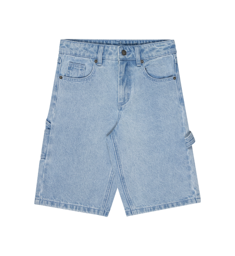 Santa Cruz Screaming Wave Patch Carpenter Short - Lt Indigo