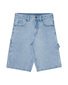 Santa Cruz Screaming Wave Patch Carpenter Short - Lt Indigo