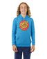 Santa Cruz Classic Dot Puff Front Hoodie - Turquoise