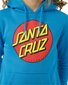 Santa Cruz Classic Dot Puff Front Hoodie - Turquoise