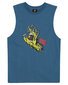 Santa Cruz Melting Hand Front Muscle Tee - Vintage Blue