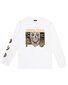 Santa Cruz Toxic Skull Front L/S Tee - White