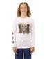 Santa Cruz Toxic Skull Front L/S Tee - White