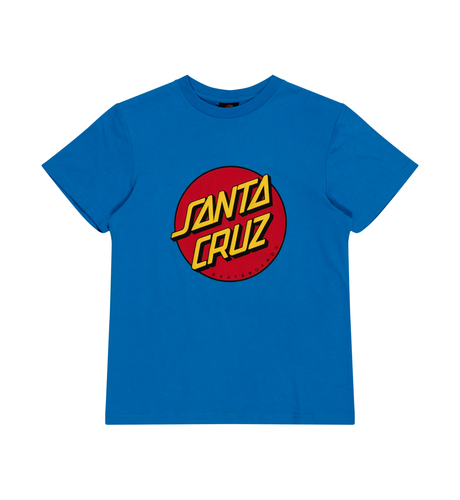 Santa Cruz Classic Dot Puff Front S/S Tee - Turquoise