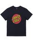 Santa Cruz Classic Dot Puff Front S/S Tee - Black