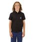 Santa Cruz Screaming Wave Patch S/S Shirt - Black