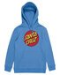 Santa Cruz Classic Dot Puff Front Hoodie - Turquoise