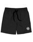 Santa Cruz Mfg Cruzier Solid Beach Shorts - Black