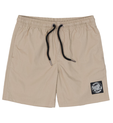 Santa Cruz Mfg Cruzier Solid Beach Shorts - Tan