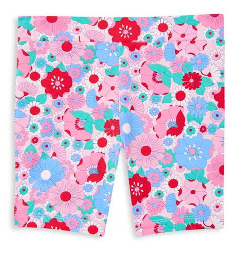 Milky Summer Blooms Bike Short