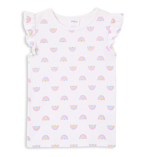 Milky Rainbows Rib S/S Tee