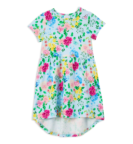 Milky Garden Party Hi-Lo Dress