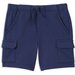 Milky Navy Fleece Cargo Short