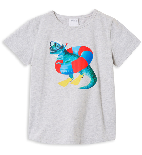 Milky Beach Dino S/S Tee