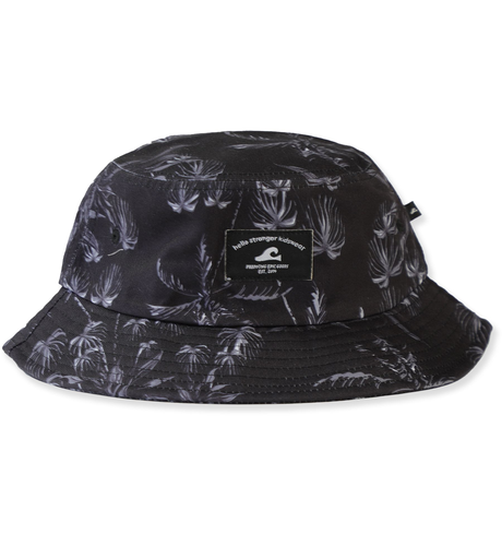 Hello Stranger Bucket Hat - Black Palms