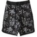 Hello Stranger Palm Trees Long Board Short - Black