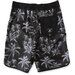 Hello Stranger Palm Trees Long Board Short - Black