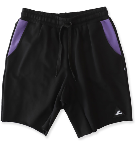 Hello Stranger Walk Short - Black Purple