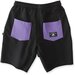 Hello Stranger Walk Short - Black Purple