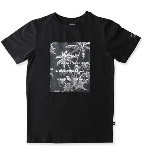 Hello Stranger Palms S/S Tee - Black