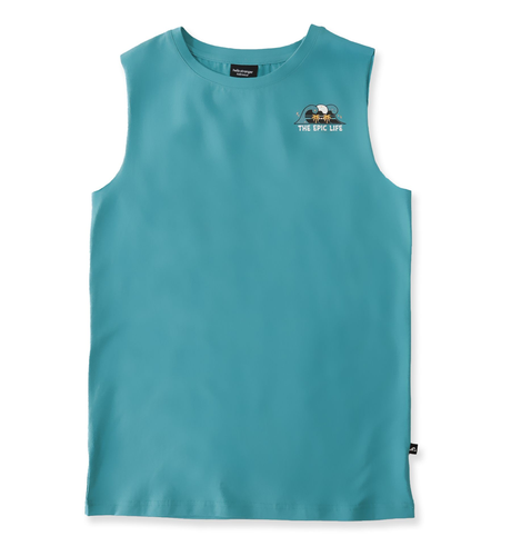 Hello Stranger Epic Life Muscle Tee - Seafoam