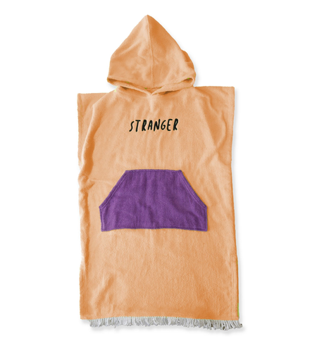 Hello Stranger Stranger Poncho Towel - Orange