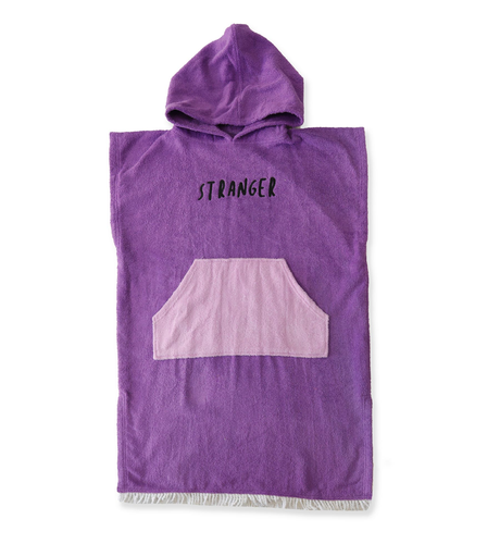 Hello Stranger Stranger Poncho Towel - Purple