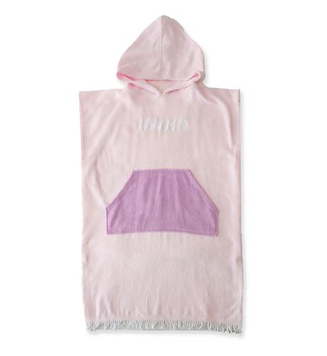 Hello Stranger Stranger Poncho Towel - Pink