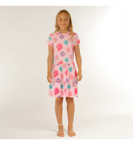 Hello Stranger Palma Dress - Pink Flower